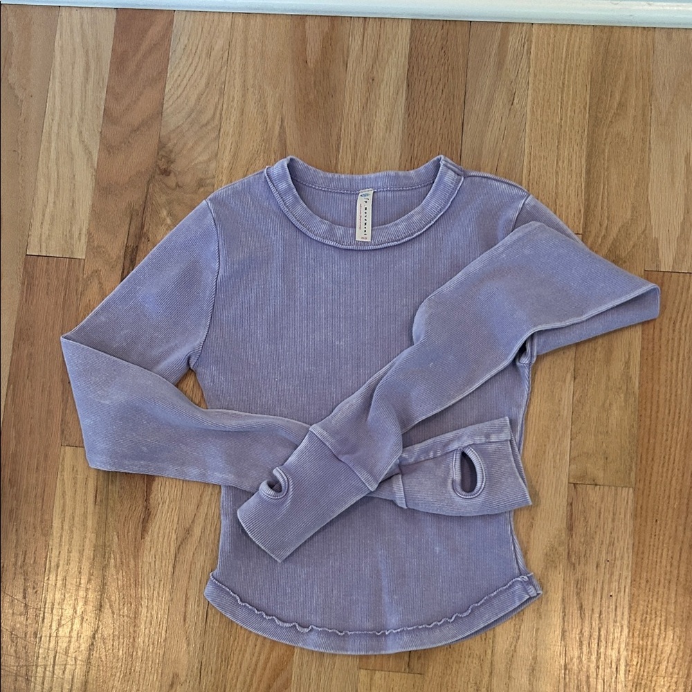 FP Movement by Free People Lavender Long Sleeve Tee